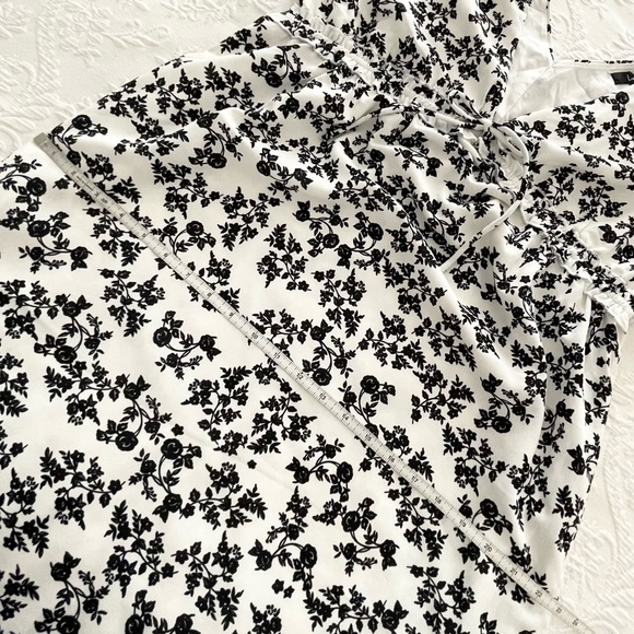 NWOT Lulus Style That Blooms White Floral Print Tiered Midi Dress Xlarge - Picture 11 of 12